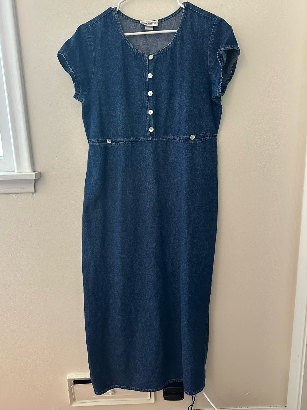 David Wayne blue denim dress